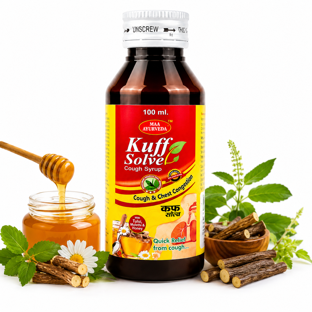 Maa Ayurveda Kuff Solve Cough Syrup