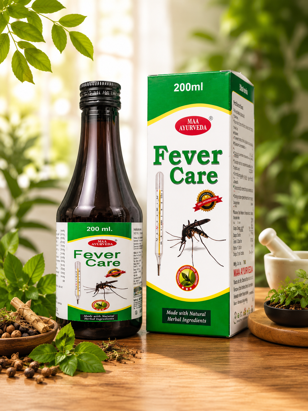 Maa Ayurveda Fever Care Syrup