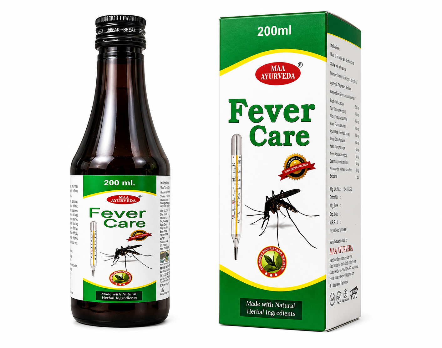 Maa Ayurveda Fever Care Syrup