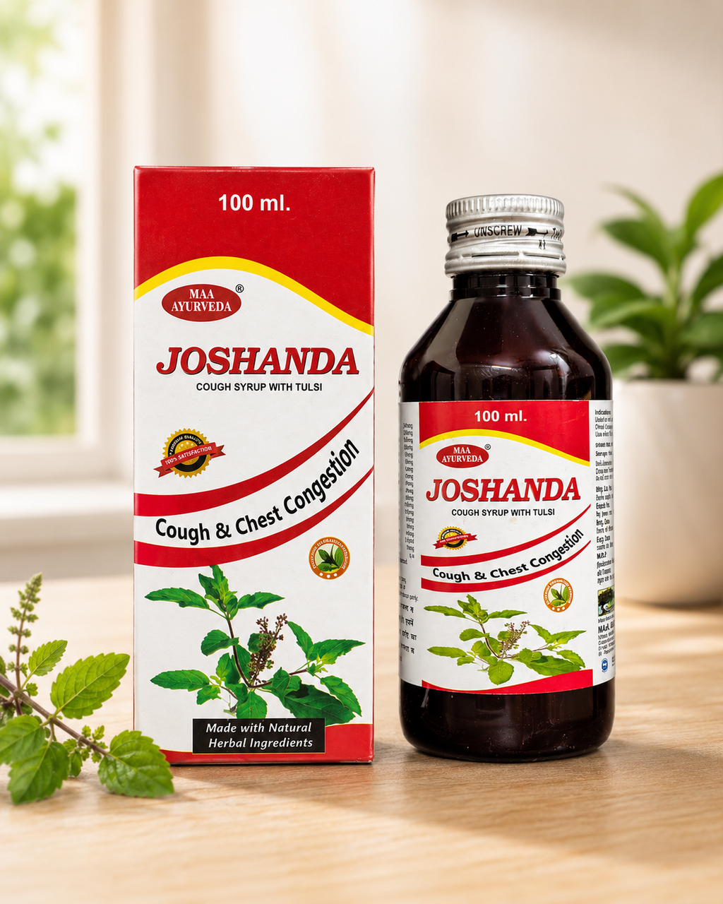 MAA Ayurveda Joshanda Cough Syrup