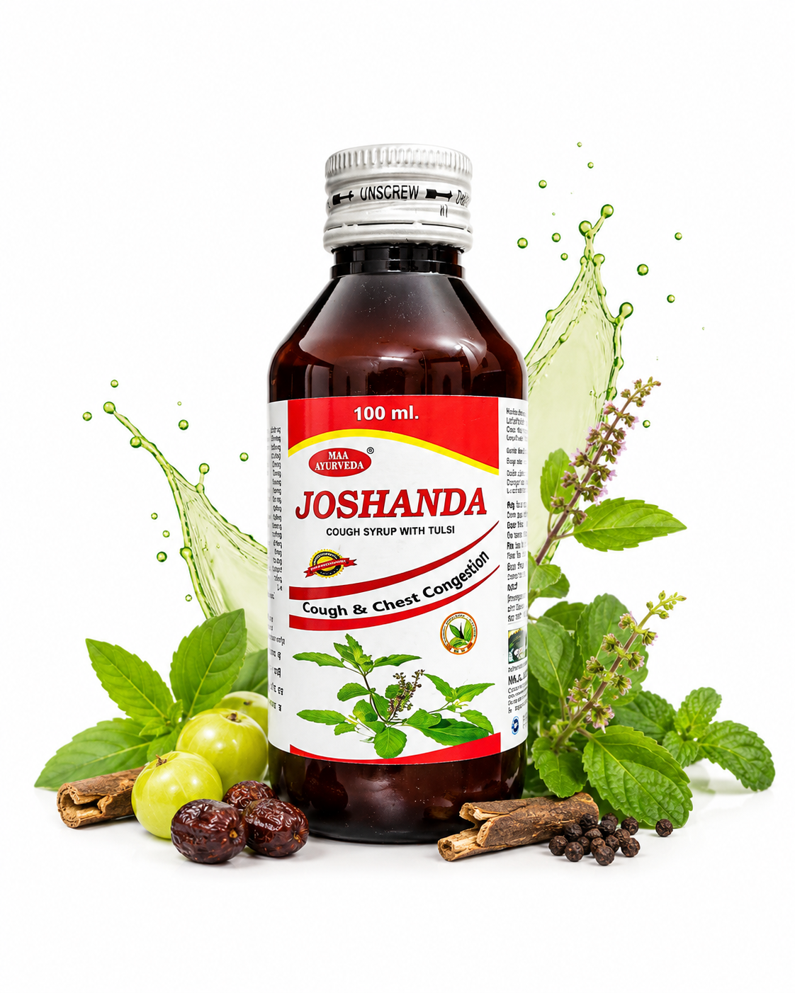 MAA Ayurveda Joshanda Cough Syrup