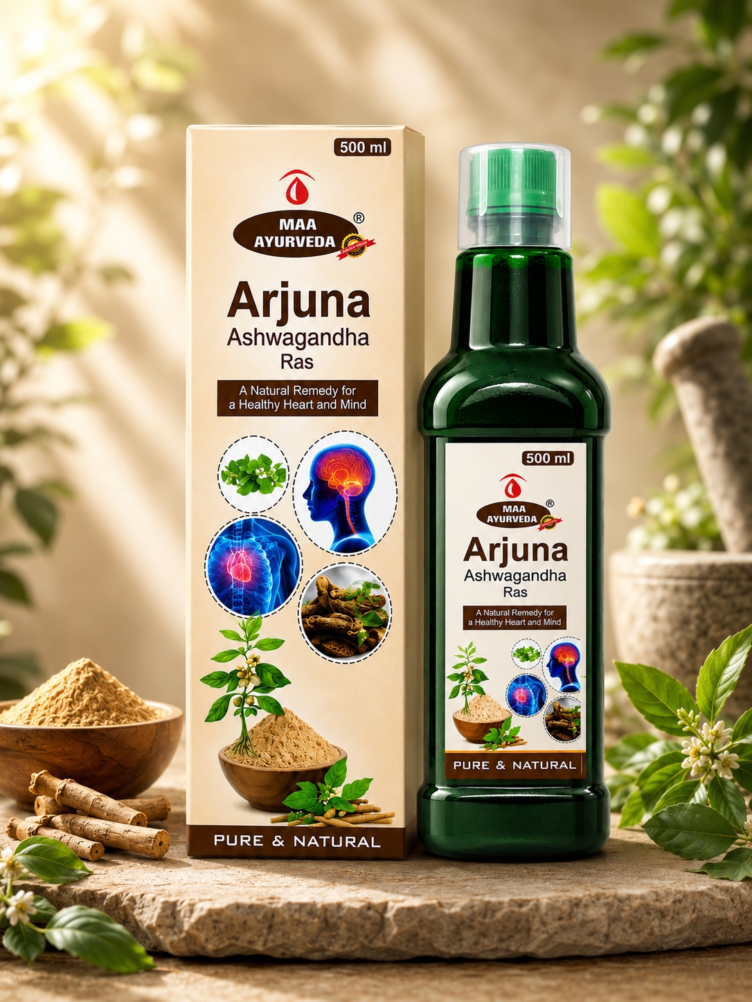 MAA Ayurveda Arjuna Ashwagandha Ras