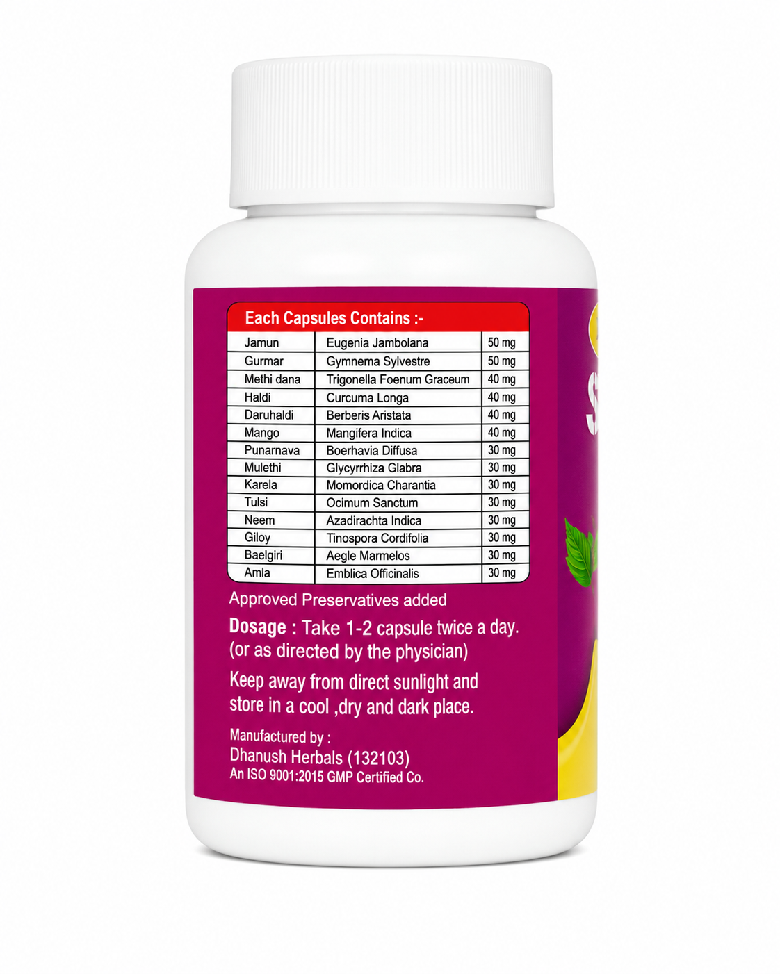 MAA Ayurveda Sugar Soldier Capsules