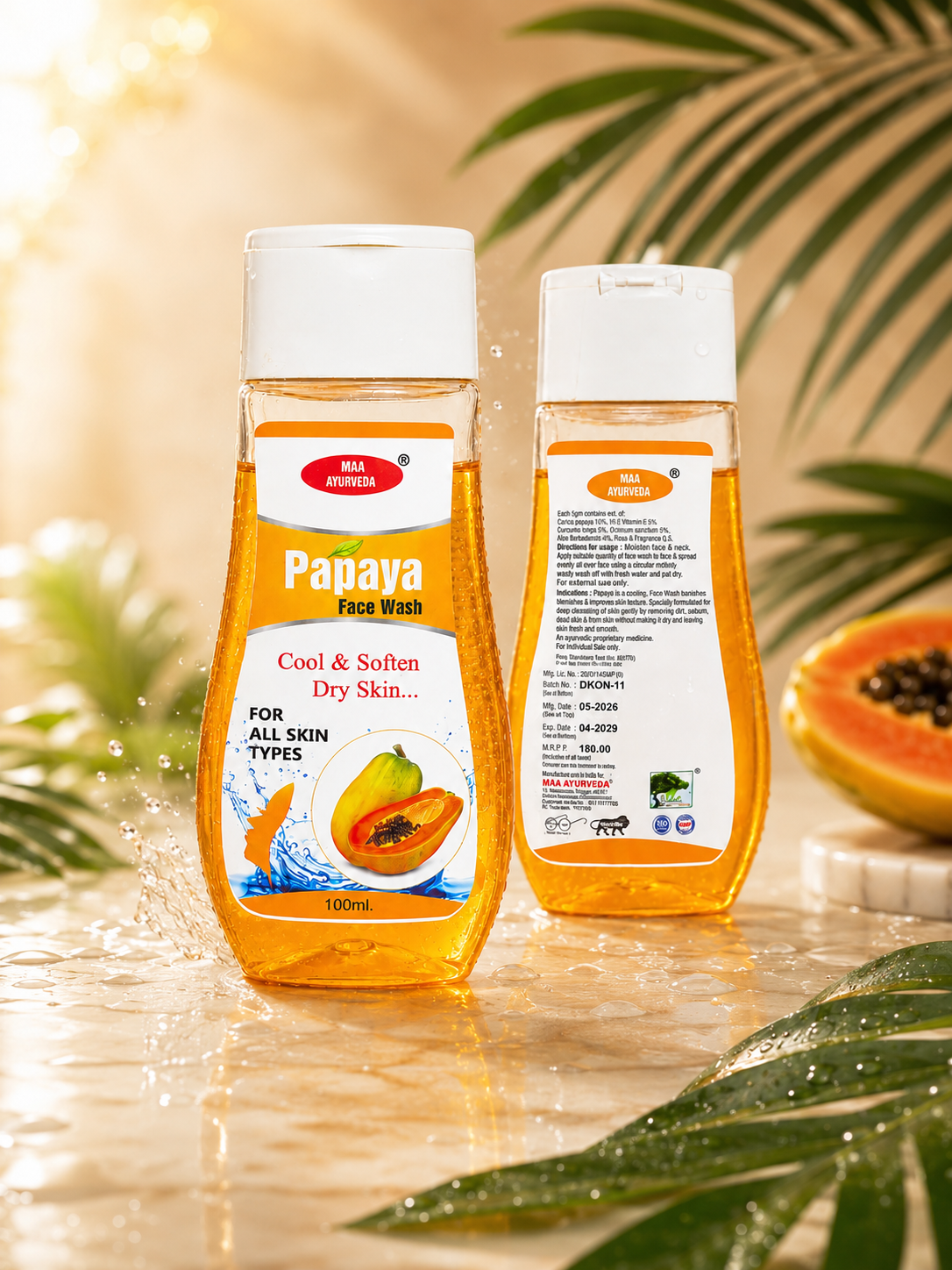 Maa Ayurveda Papaya Face Wash