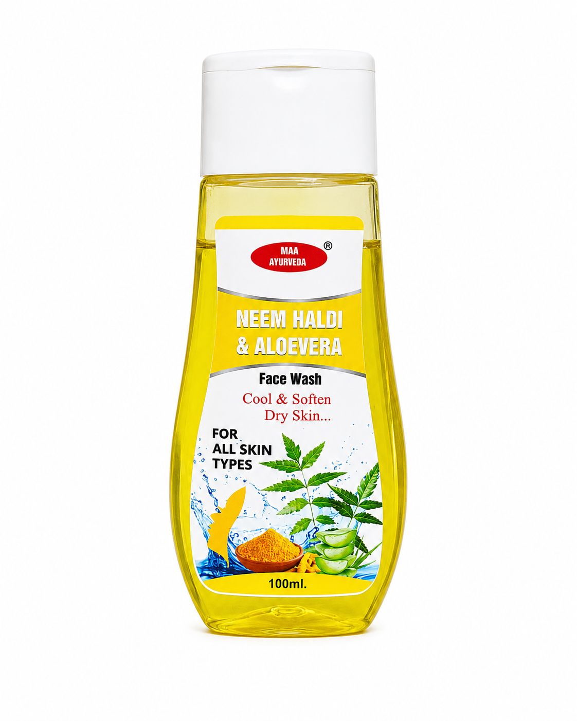 Maa Ayurveda Neem Haldi & Aloe Vera Face Wash
