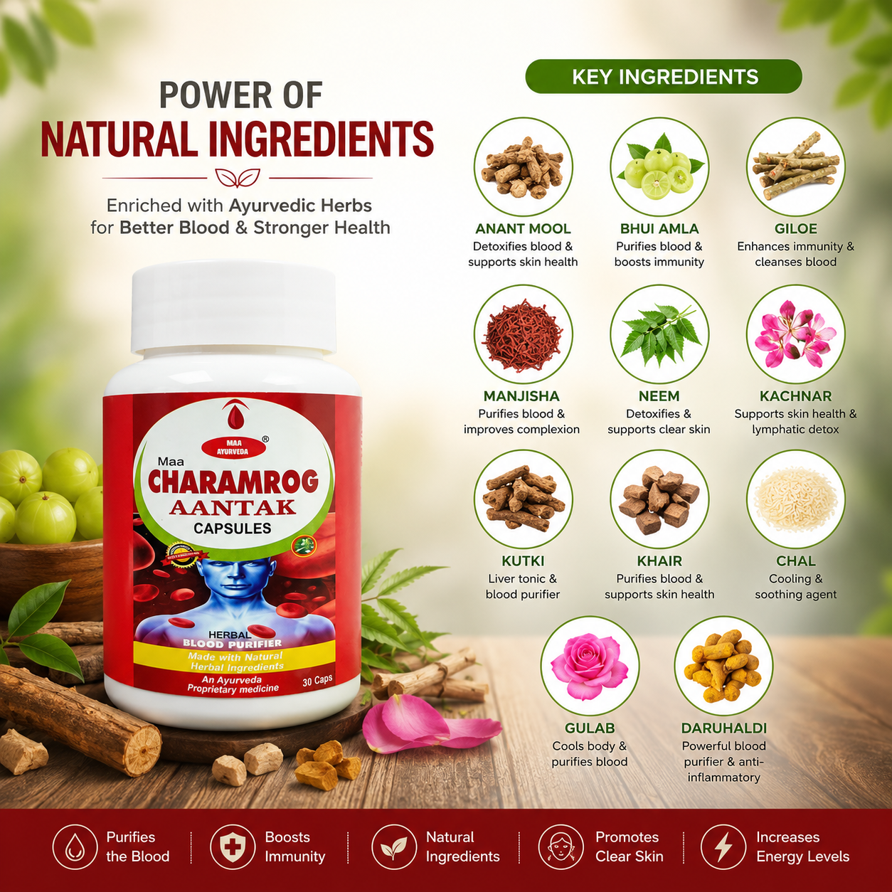 Maa Ayurveda Charamrog Aantak Capsules