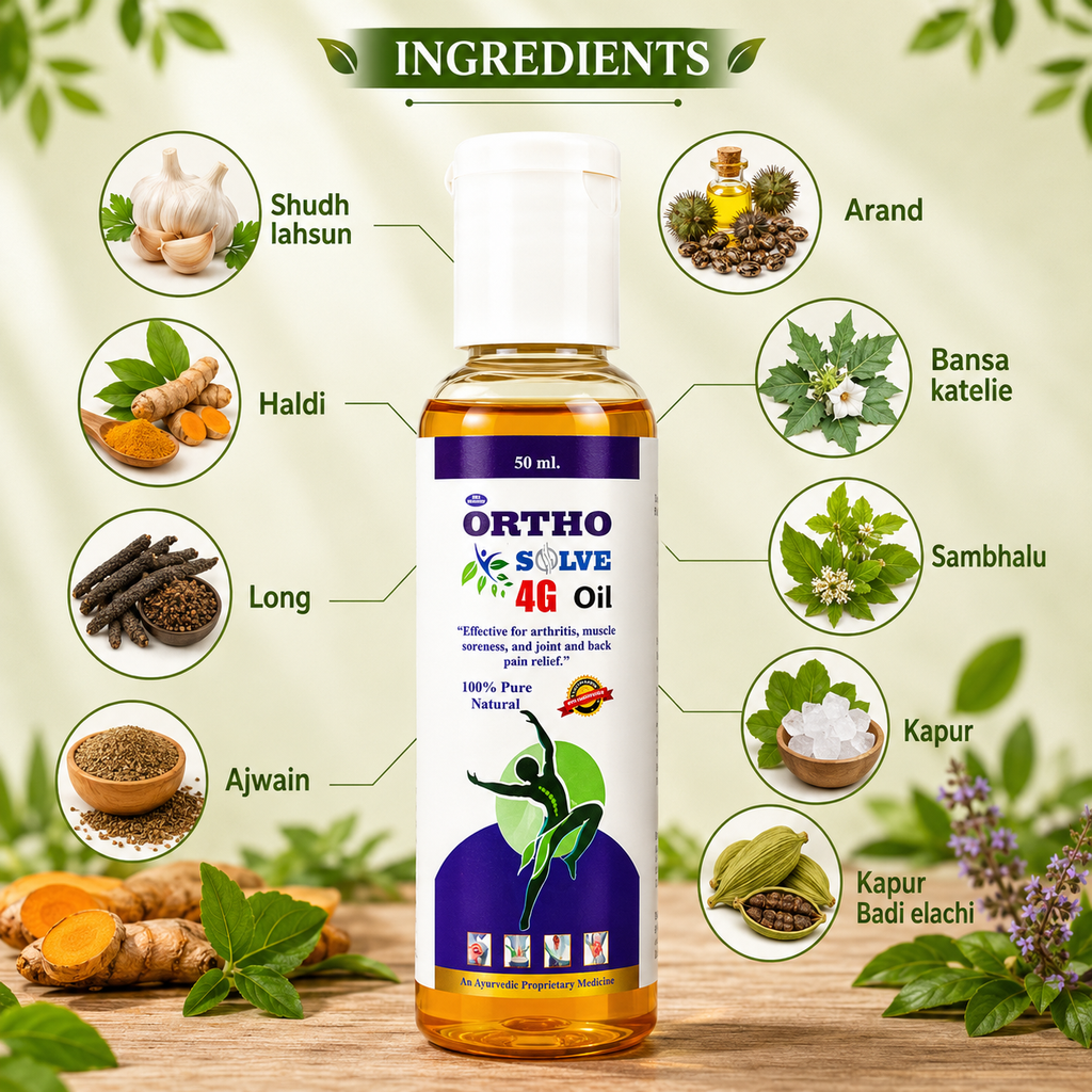 Maa Ayurveda Ortho Solve 4G Oil
