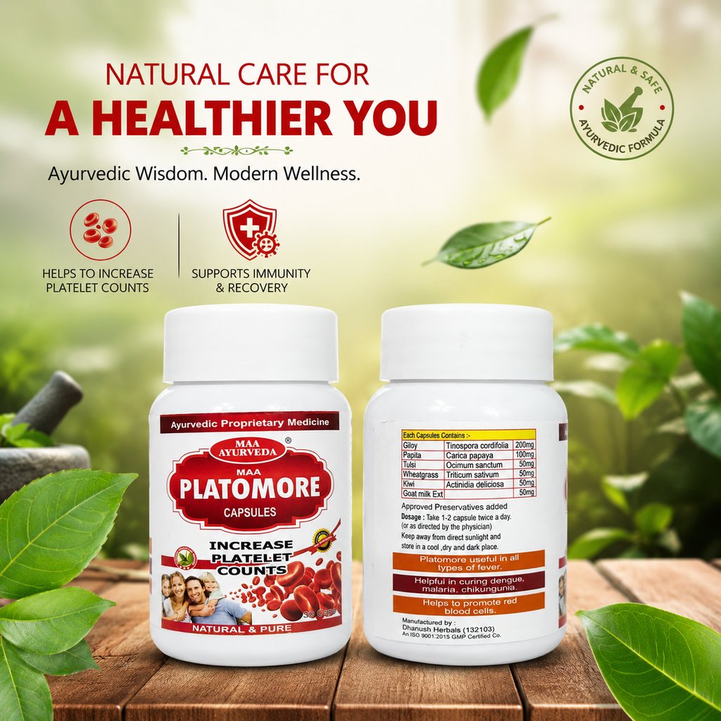 Maa Ayurveda Platomore Capsules