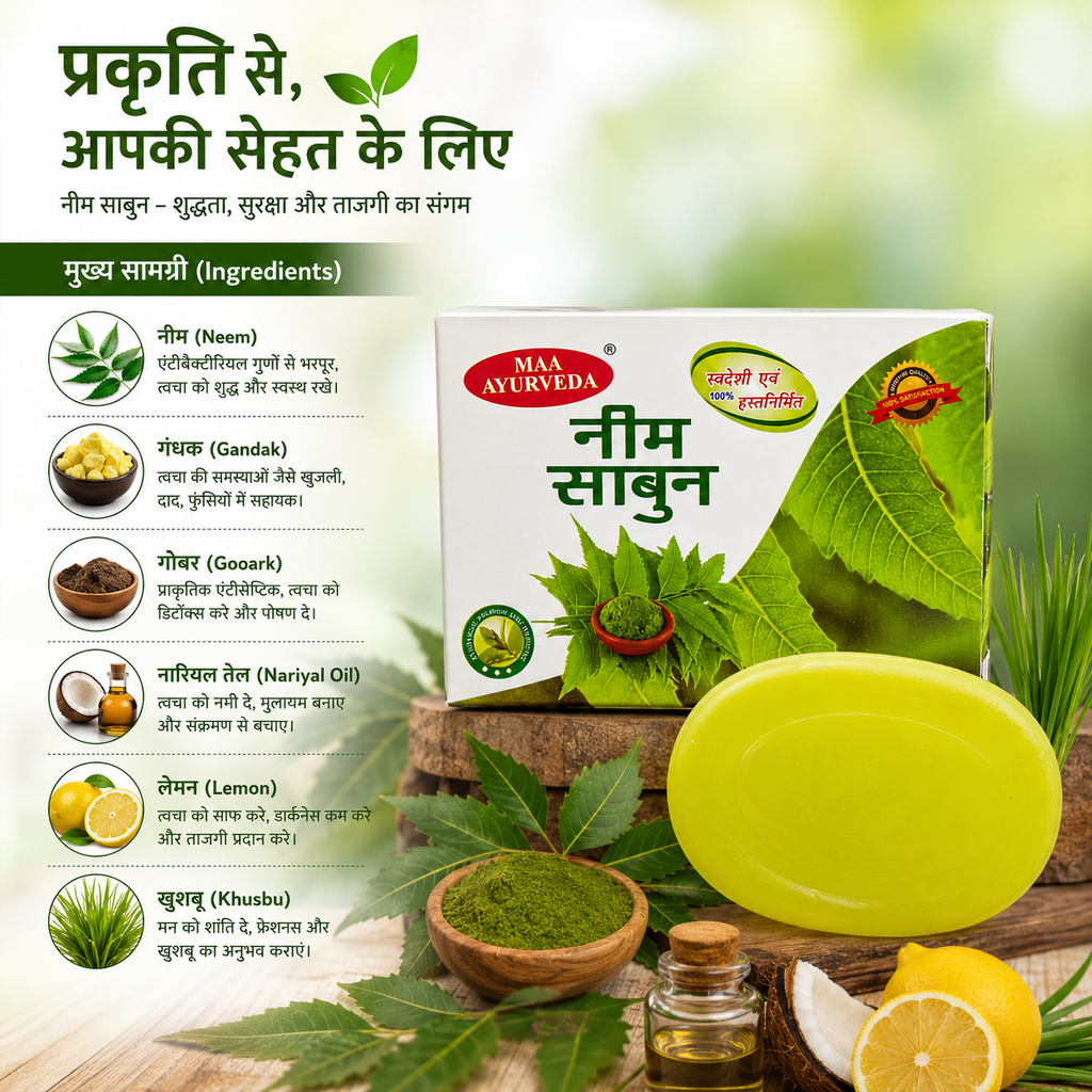 MAA AYURVEDA Neem Soap