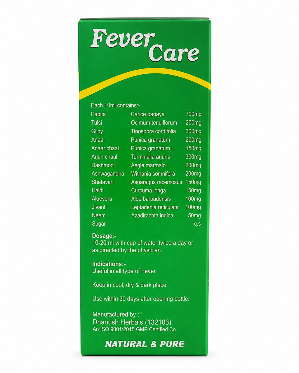 Maa Ayurveda Fever Care Syrup
