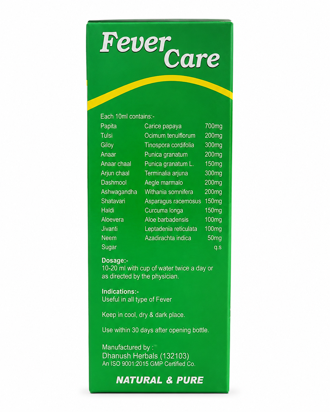 Maa Ayurveda Fever Care Syrup