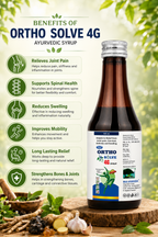 MAA Ortho Solve 4G Syrup – Ayurvedic Joint & Mobility Support Syrup