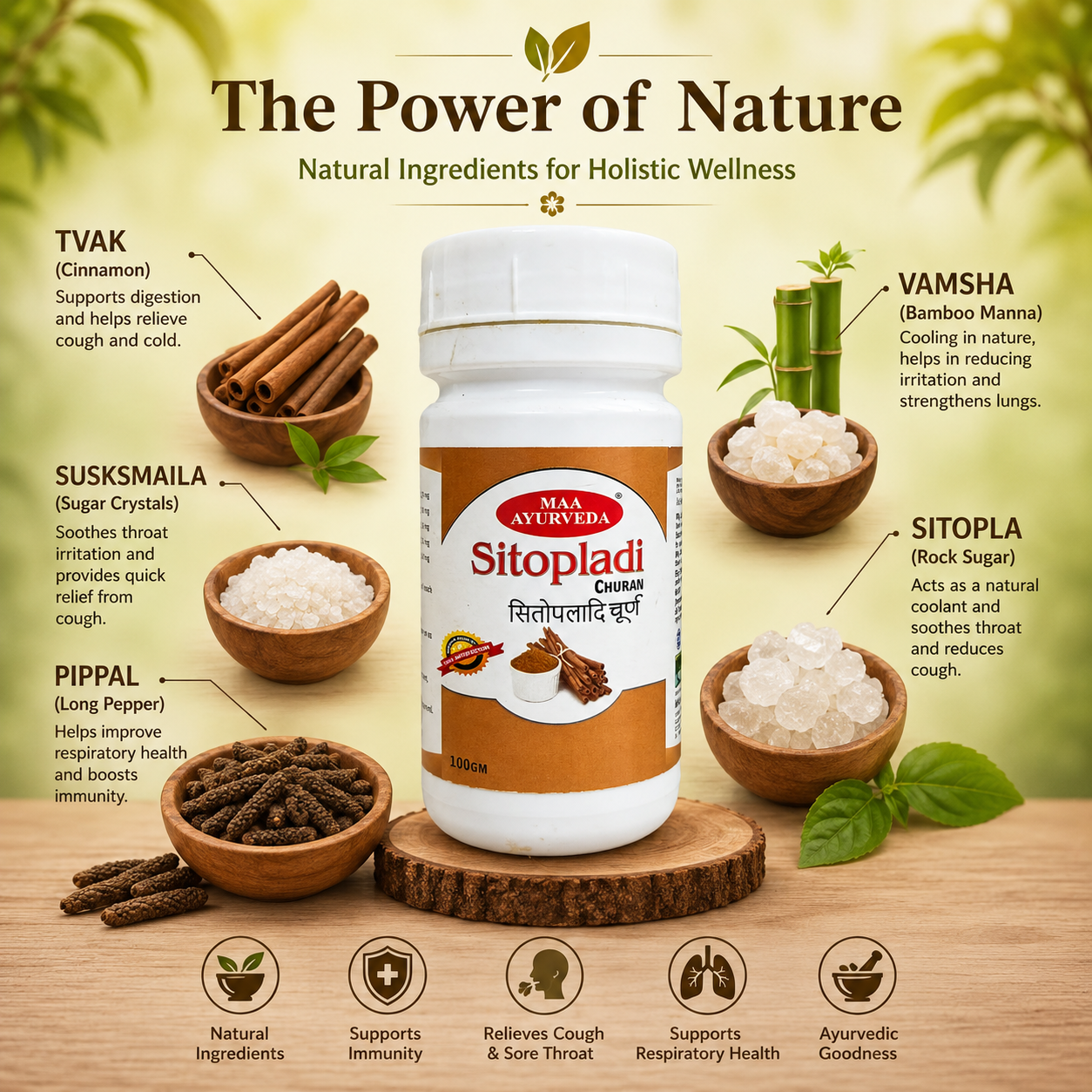Maa Ayurveda Sitopladi Churan