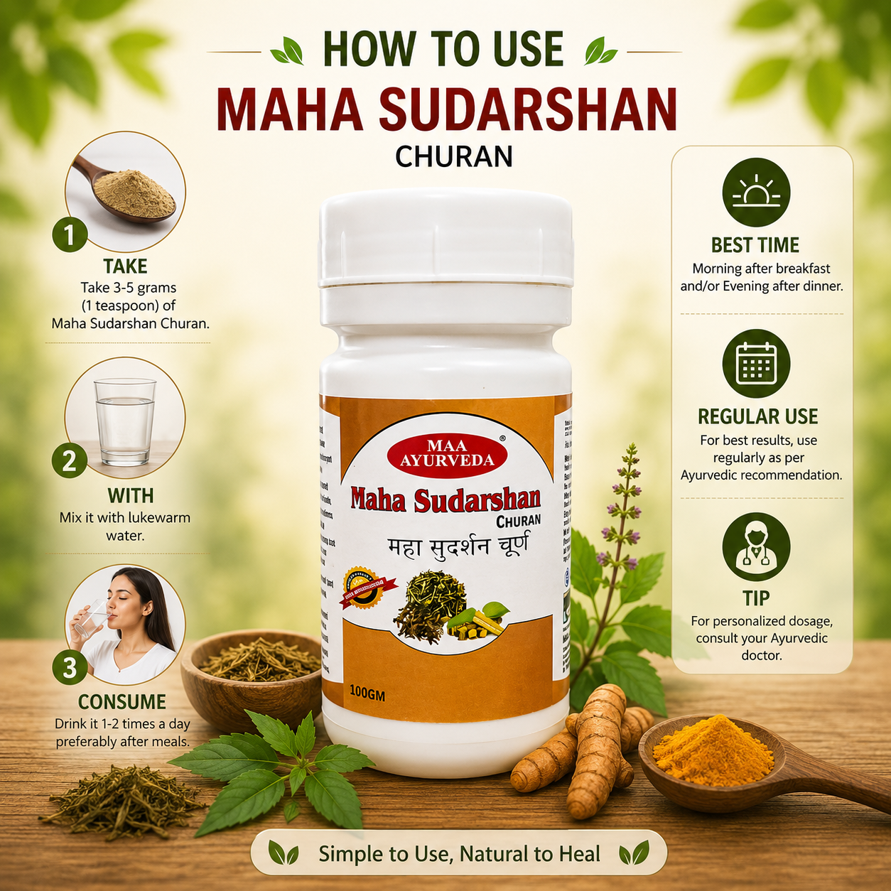 Maa Ayurveda Maha Sudarshan Churan