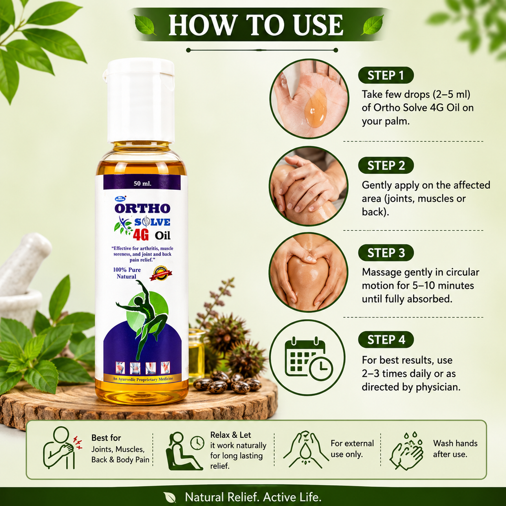Maa Ayurveda Ortho Solve 4G Oil