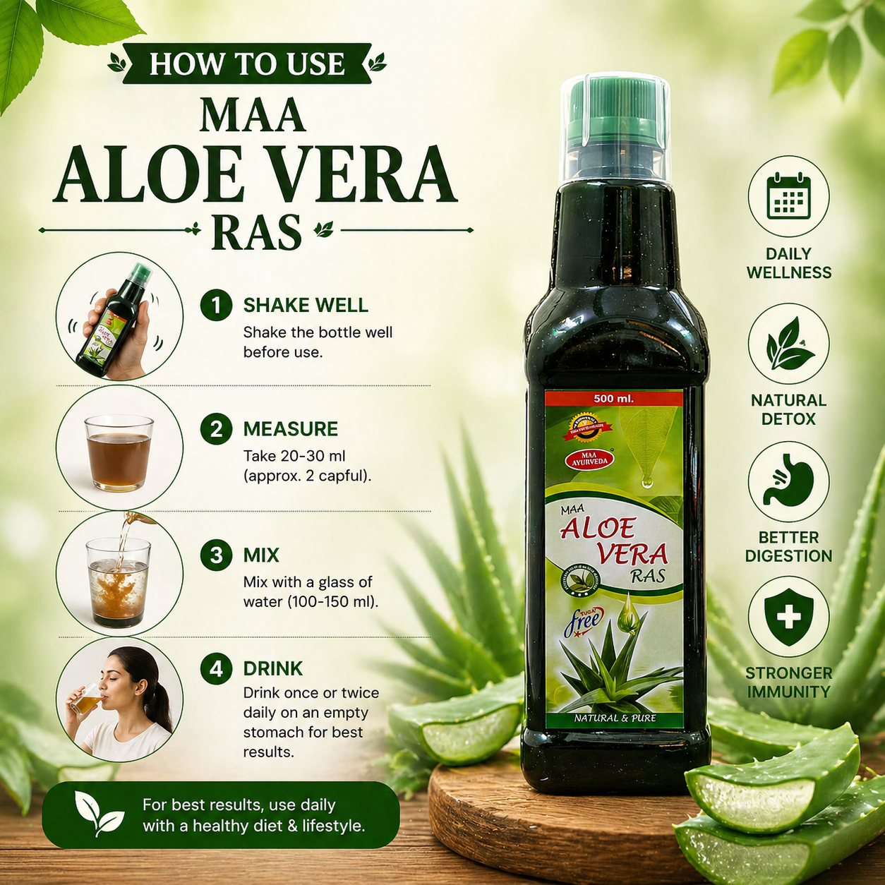 Maa Ayurveda Aloe Vera Ras