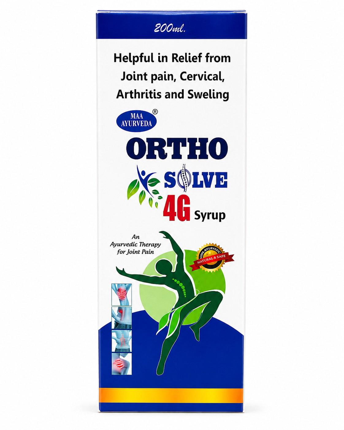 MAA Ortho Solve 4G Syrup – Ayurvedic Joint & Mobility Support Syrup