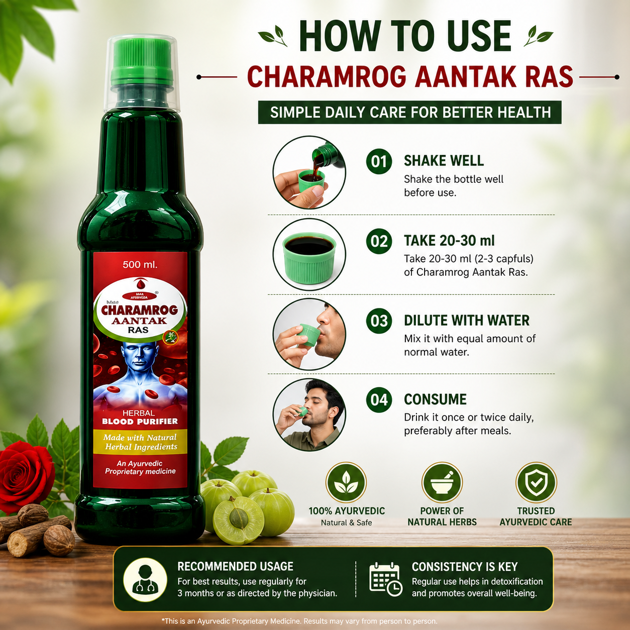 Maa Ayurveda Charamrog Aantak Ras