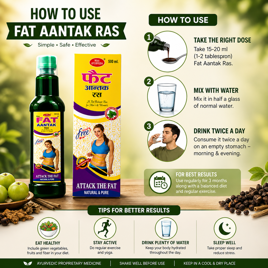 Maa Ayurveda Fat Aantak Ras | Ayurvedic Weight Management Juice