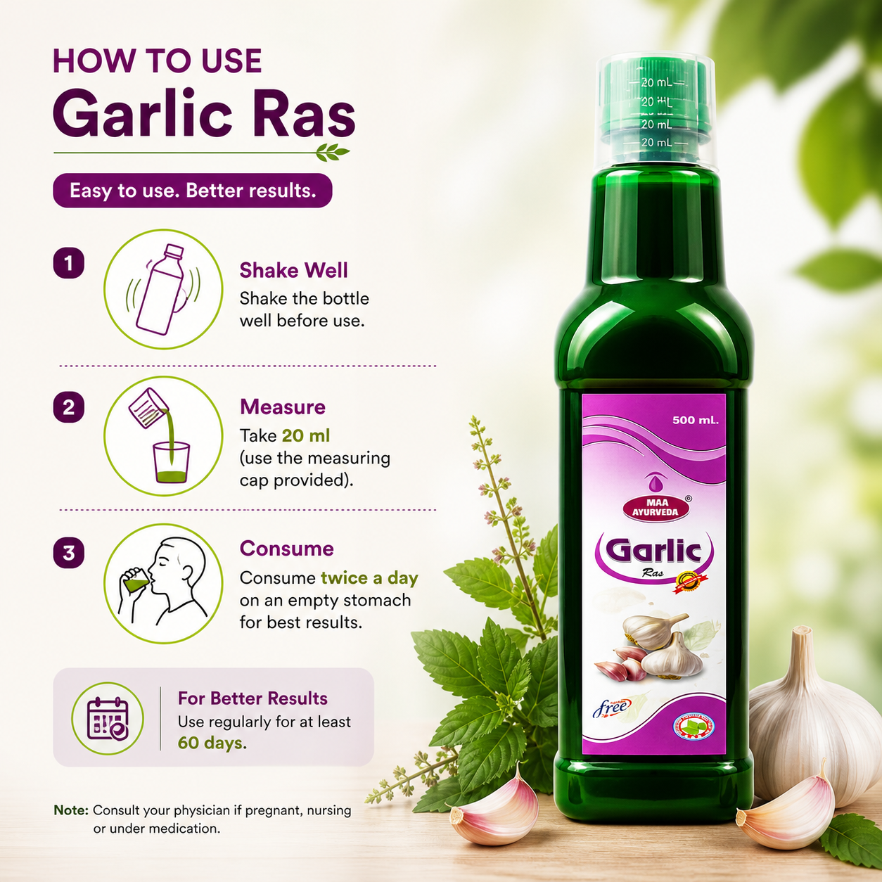 MAA Ayurveda Garlic Ras