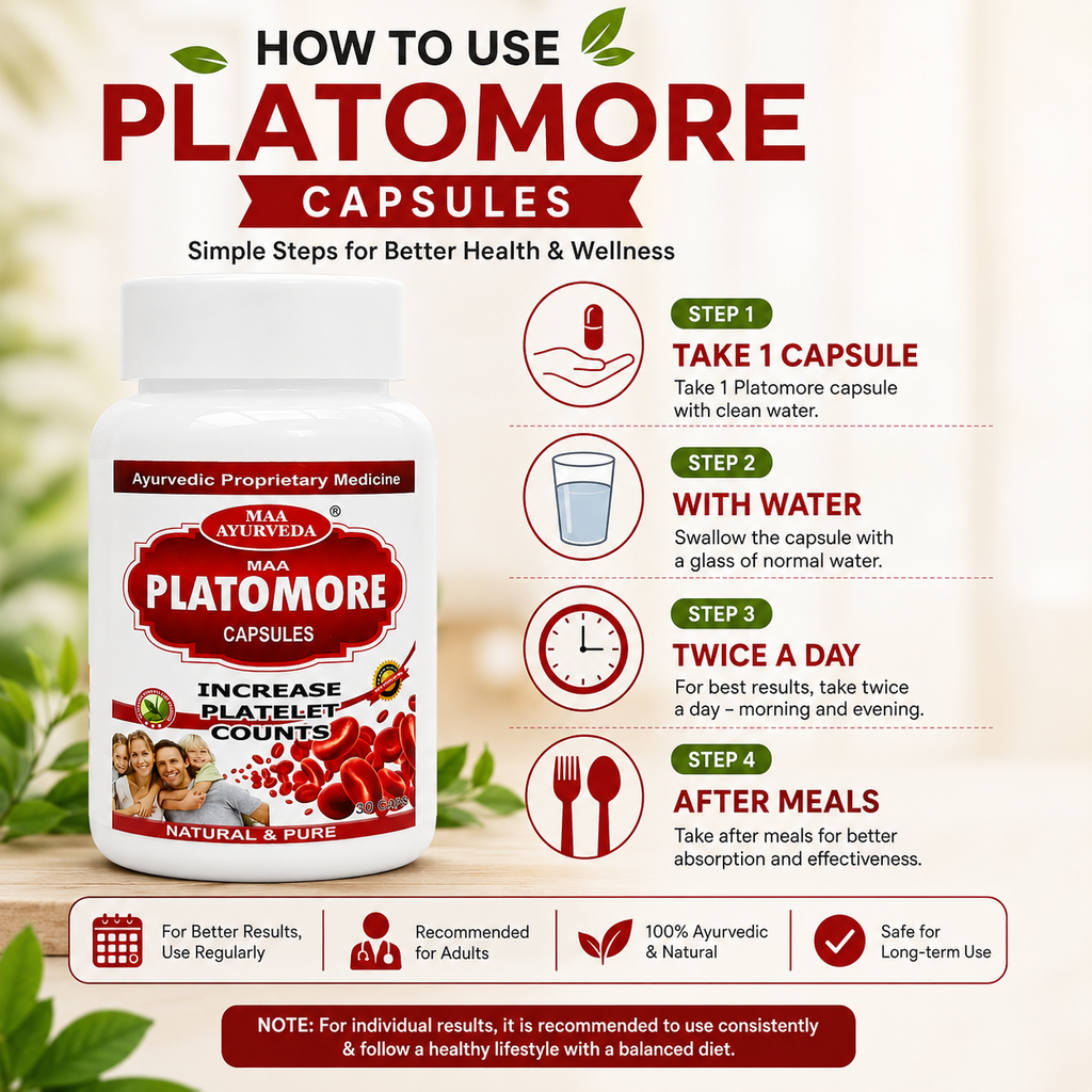 Maa Ayurveda Platomore Capsules