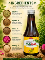Maa Ayurveda HaajMaa Acidity Syrup
